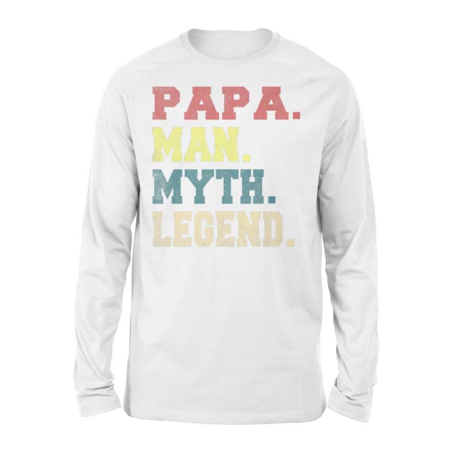 Dad Man Myth Legend Love You Papa Father Day Long Sleeve T-Shirt