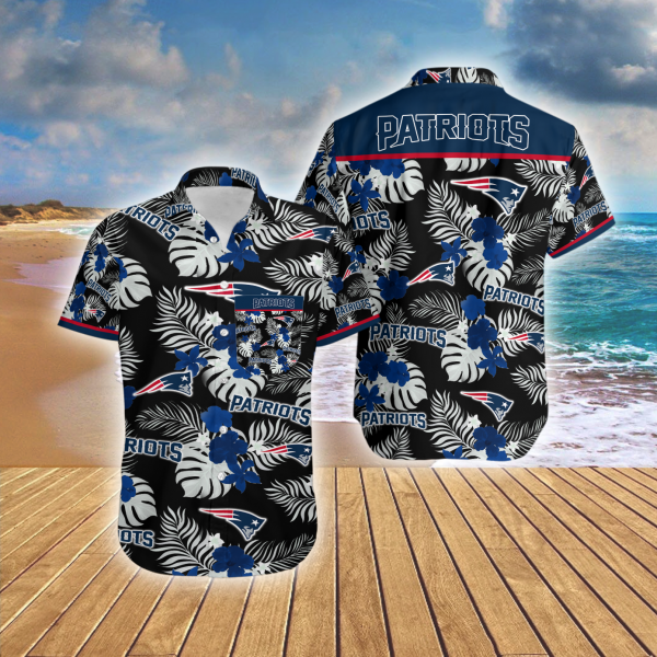 Hawaii Shirt Island New England Patriots Summer Button Up Shirt S2154