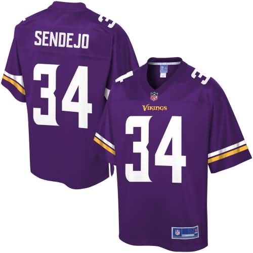 Andrew Sendejo Minnesota Vikings NFL Pro Line Team Color Player Jersey – Purple