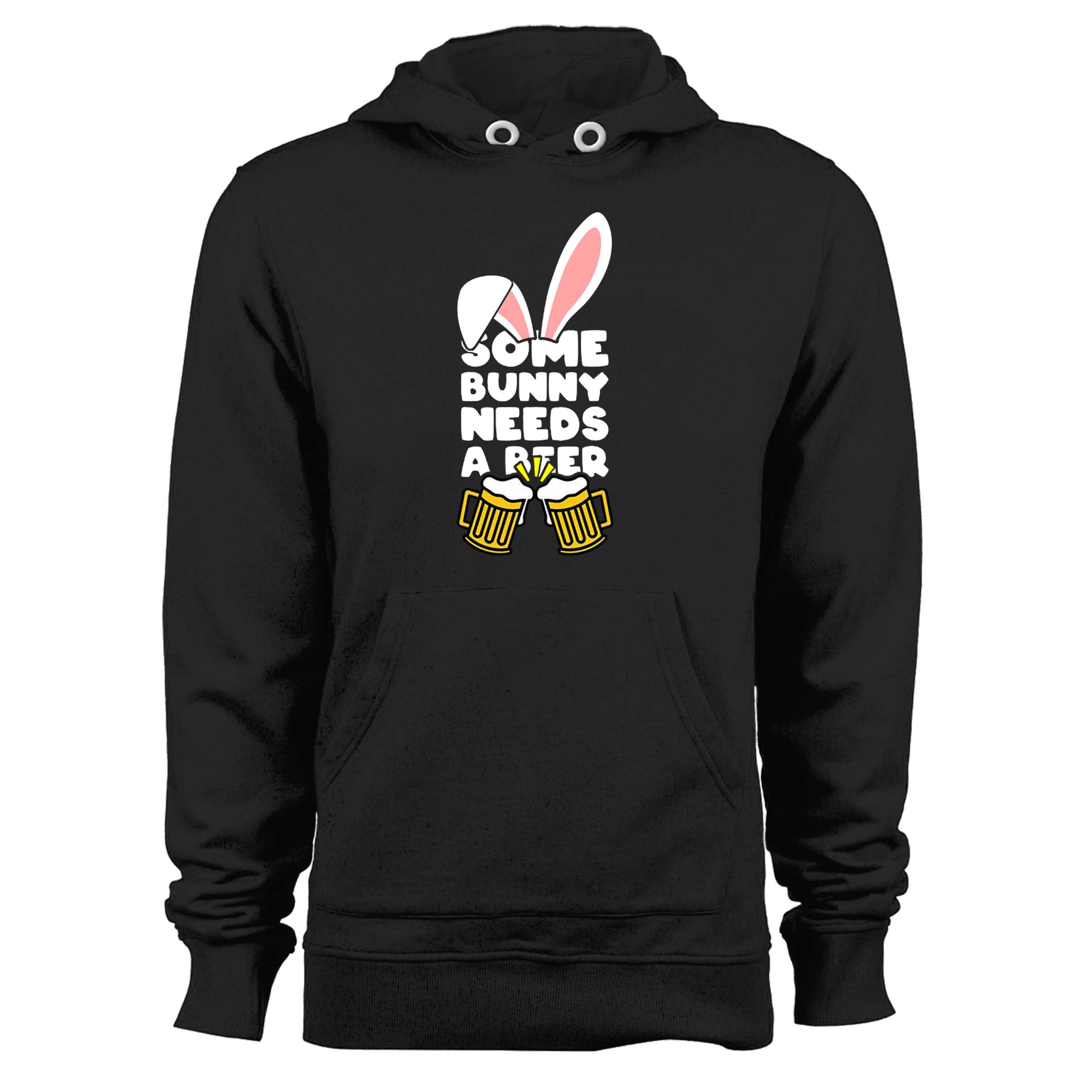 Some Bunny Needs A Beer Unisex Hoodie