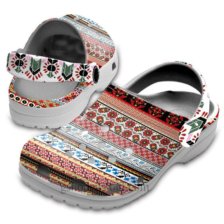 Boho Native Culture Shoes Clogs Vintage Gift For Country Girl Women Grandma