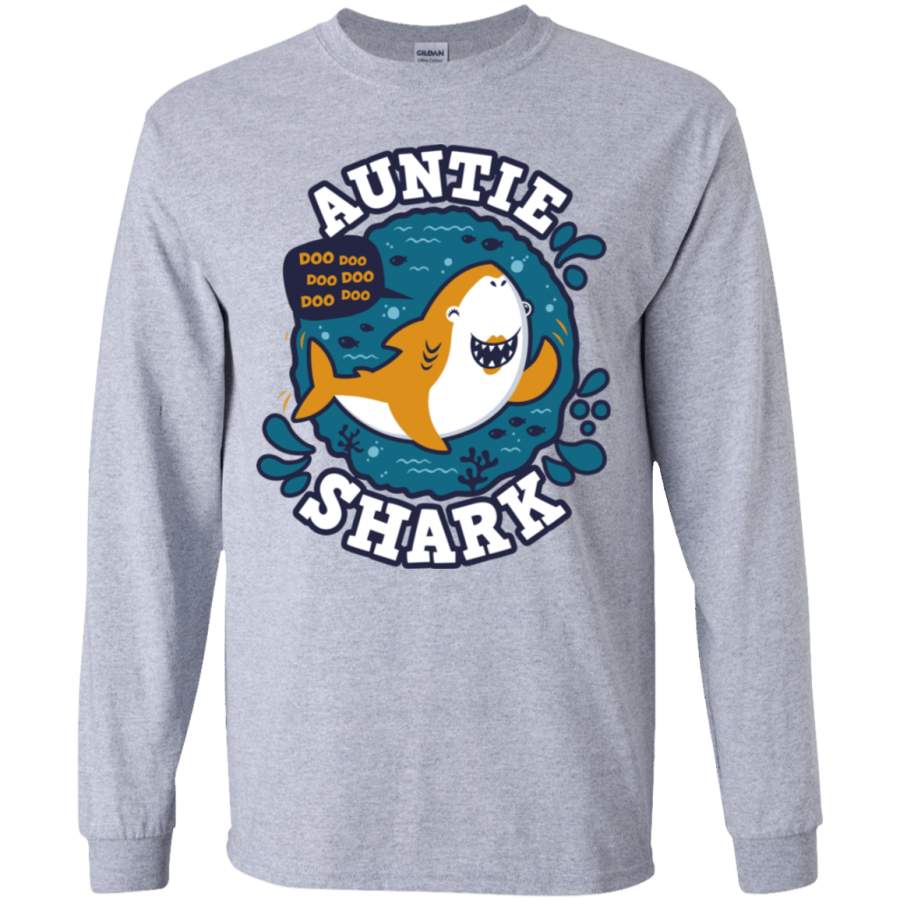 Shark Family Trazo – Auntie Youth Long Sleeve T-Shirt