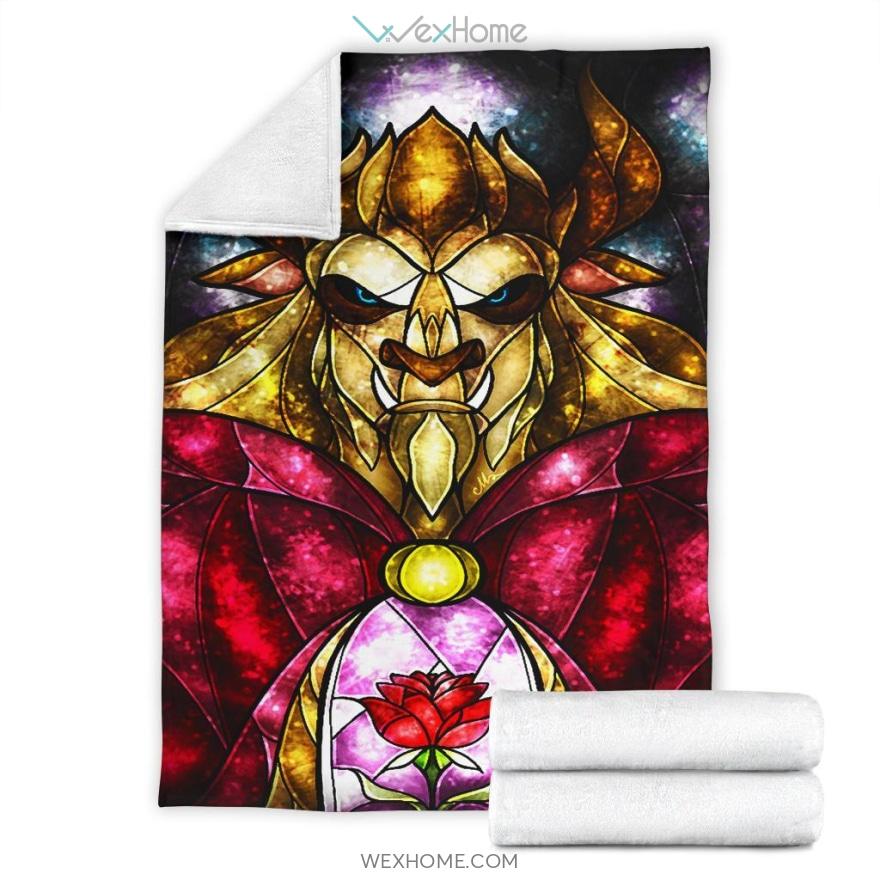 The Beast Beauty And The Beast Premium Blanket