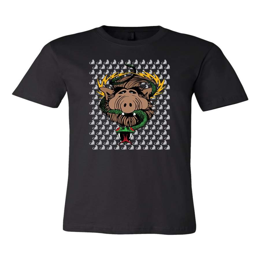 ALF Cats & Snake T-Shirt & Pin