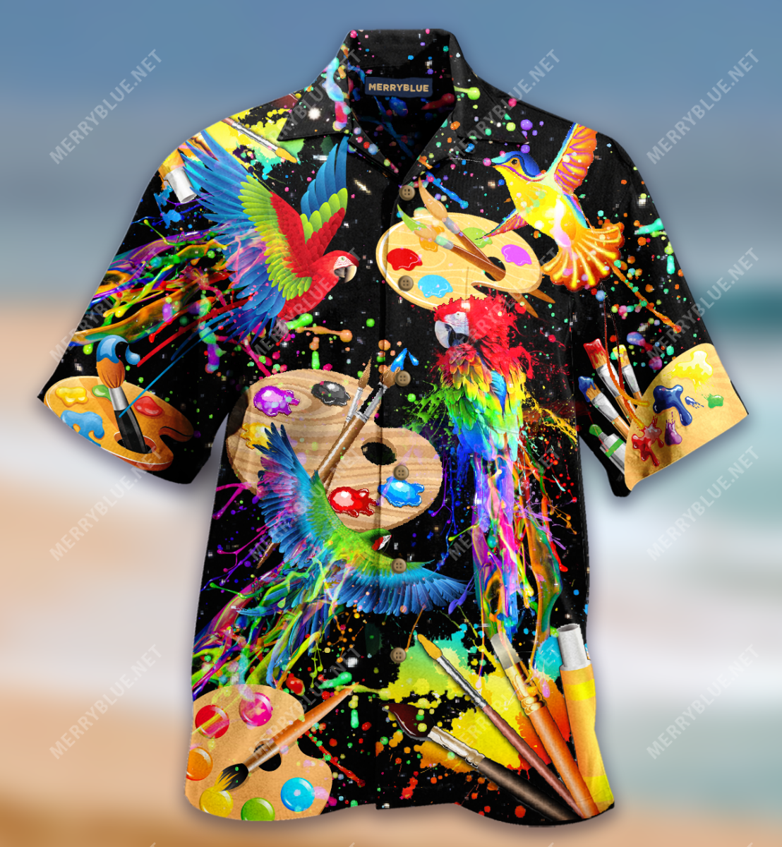 Painting Your Dream Parrot Unisex Hawaii Shirt Ha95921