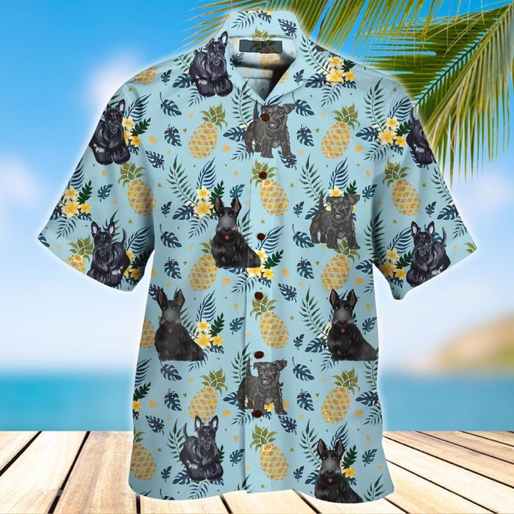 Scottish Terrier Hawaii Shirt And Short Ha91056