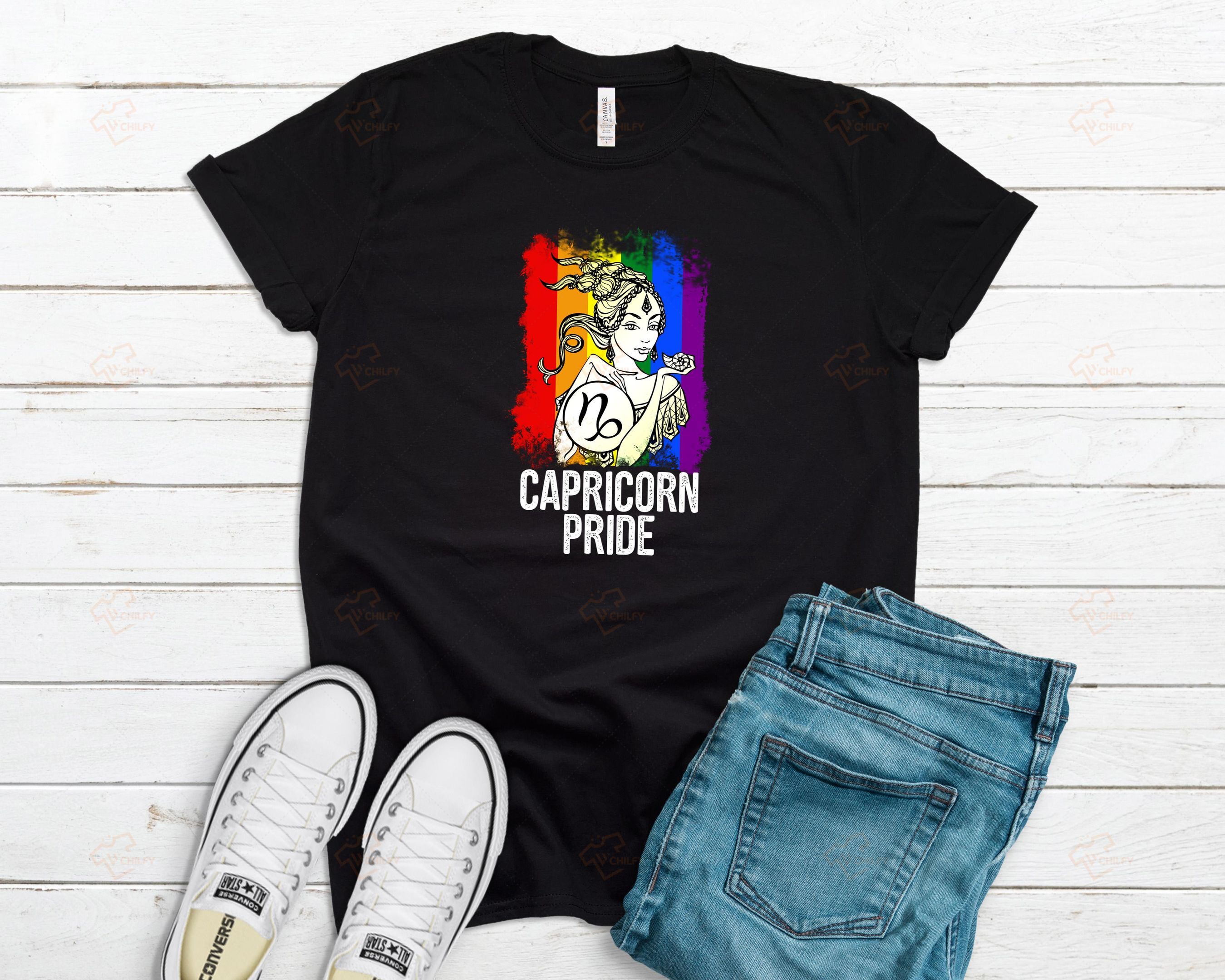 12 Signs Of The Zodiac Capricorn Shirt, Lgbt Shirt, Lgbt Pride Shirt, Lgbt Queer, Lgbt Zodiac Shirt