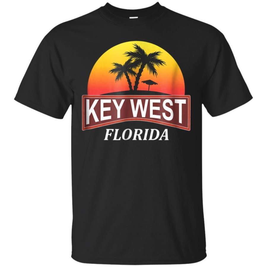 AGR Key West Florida  Beach Sunset Vacation Tshirt Jaq T-shirt