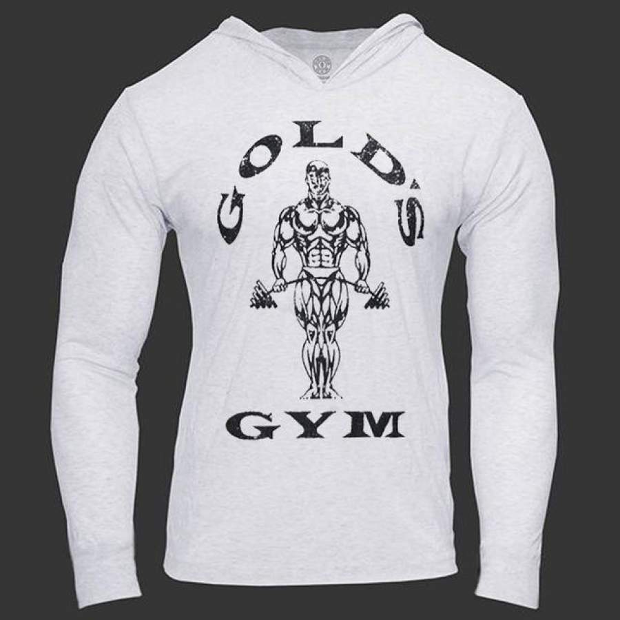 MUSCLE ALIVE Brand Clothing Men Hoodies Bodybuilding Sweatshirt Hoodies Man Sportswear Long Sleeve Tracksuit Men Cotton Slim Fit