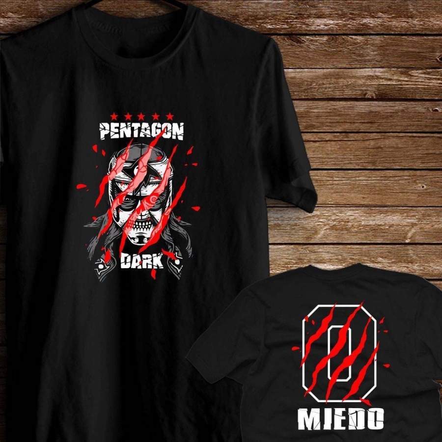 Pentagon Jr Perros Del Mal Lucha Underground New Black T-Shirt