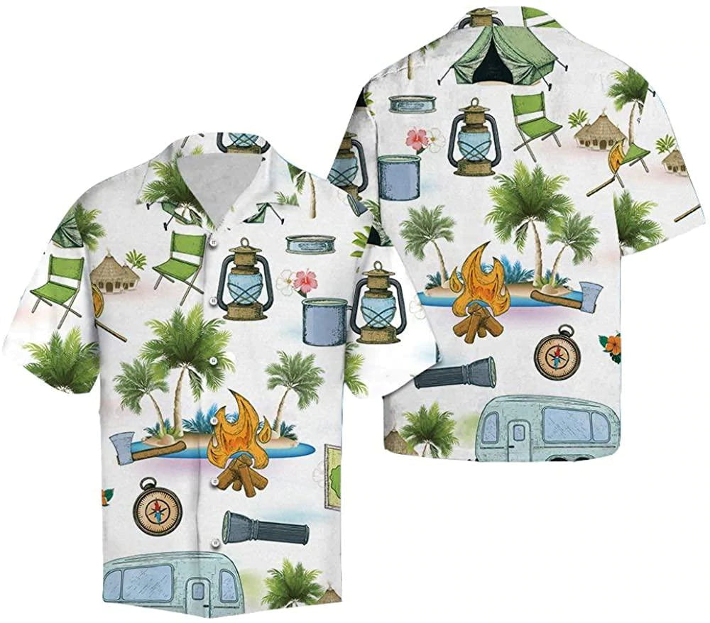 Camping Lover Aloha Hawaii Shirts For Men Women Ha3116