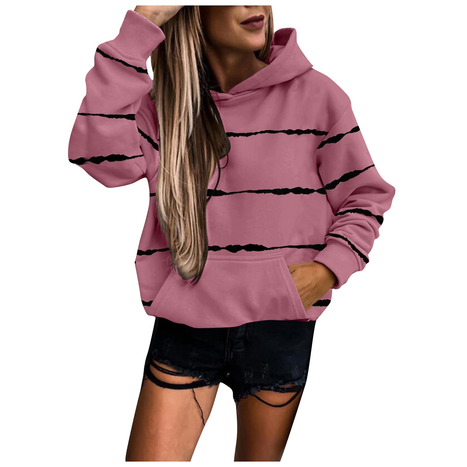 Autumn And Winter Crop Top Hoodies Kawaii Cute Oversized Hoodies Roupas Femininas Patchwork Autumn And Winter Women’s Sweatshirt alx