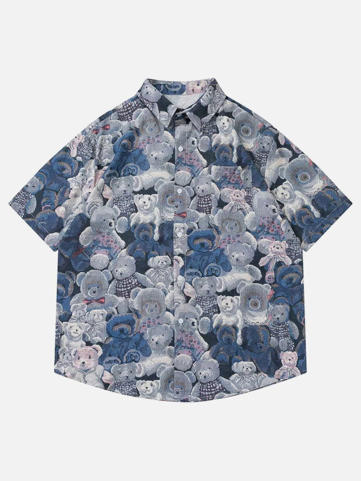 Talishko™ – Bear Graphic Short Sleeve Shirt