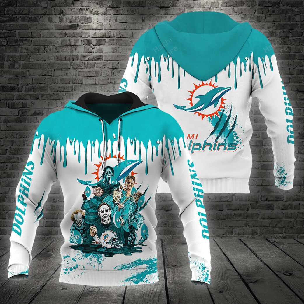 Football Hoodie – Horror Movie Characters M.Dolphins