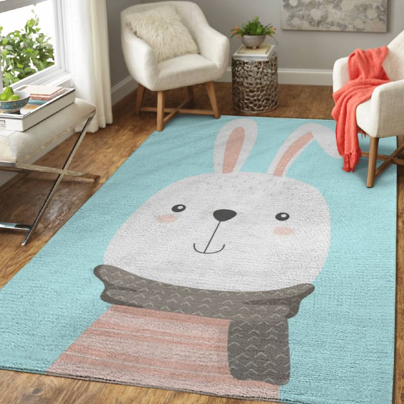 cute rabbit – Cute Animals Area Rug Carpet