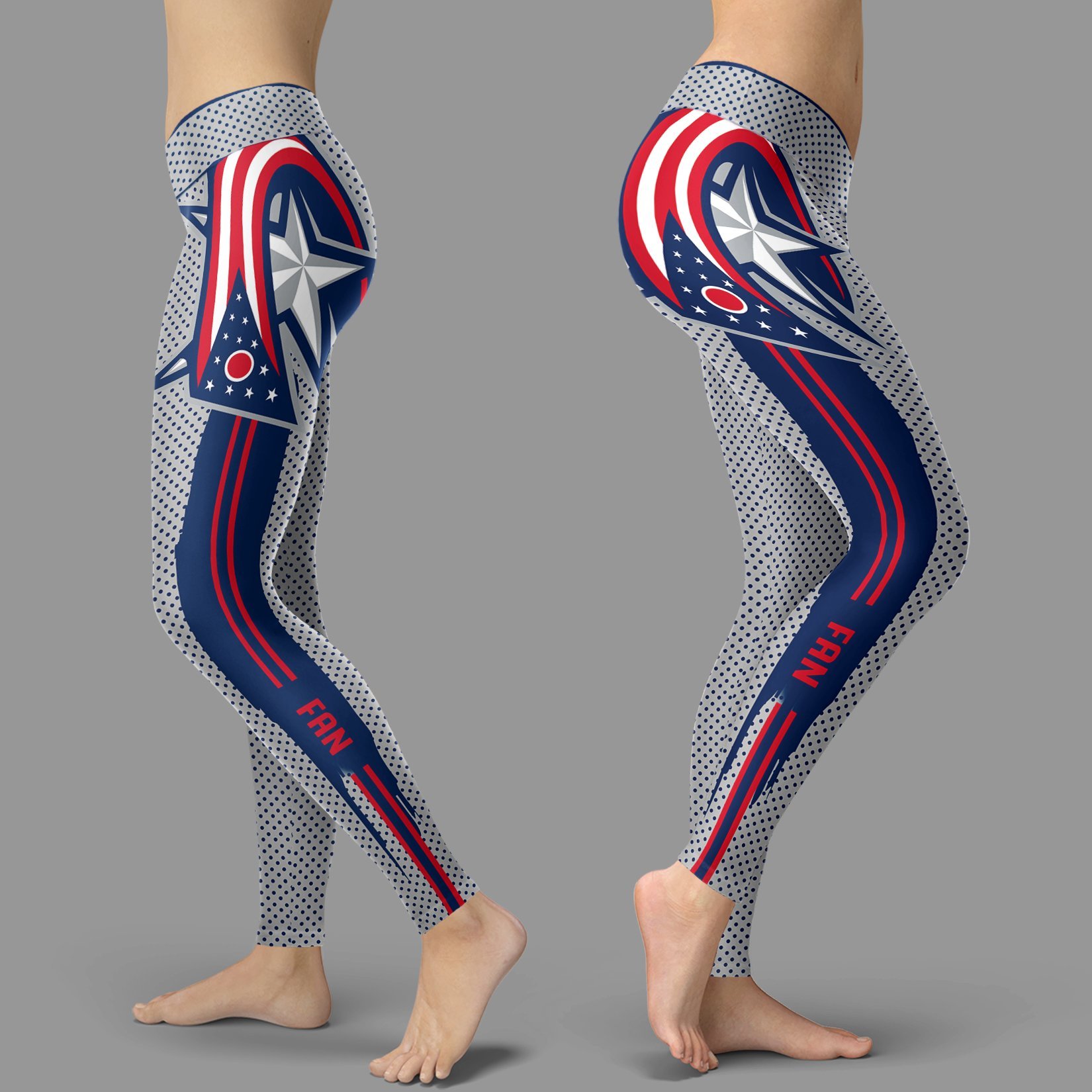 Charming Lovely Fashion Columbus Blue Jackets Leggings