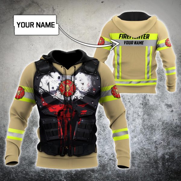 Customize Name Firefighter Hoodie Shirts For Men And Women Mh05122006