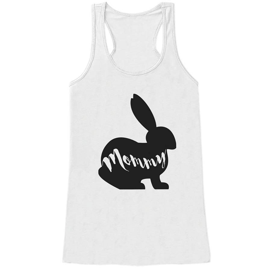 7 ate 9 Apparel Womens Mommy Bunny Easter Tank Top