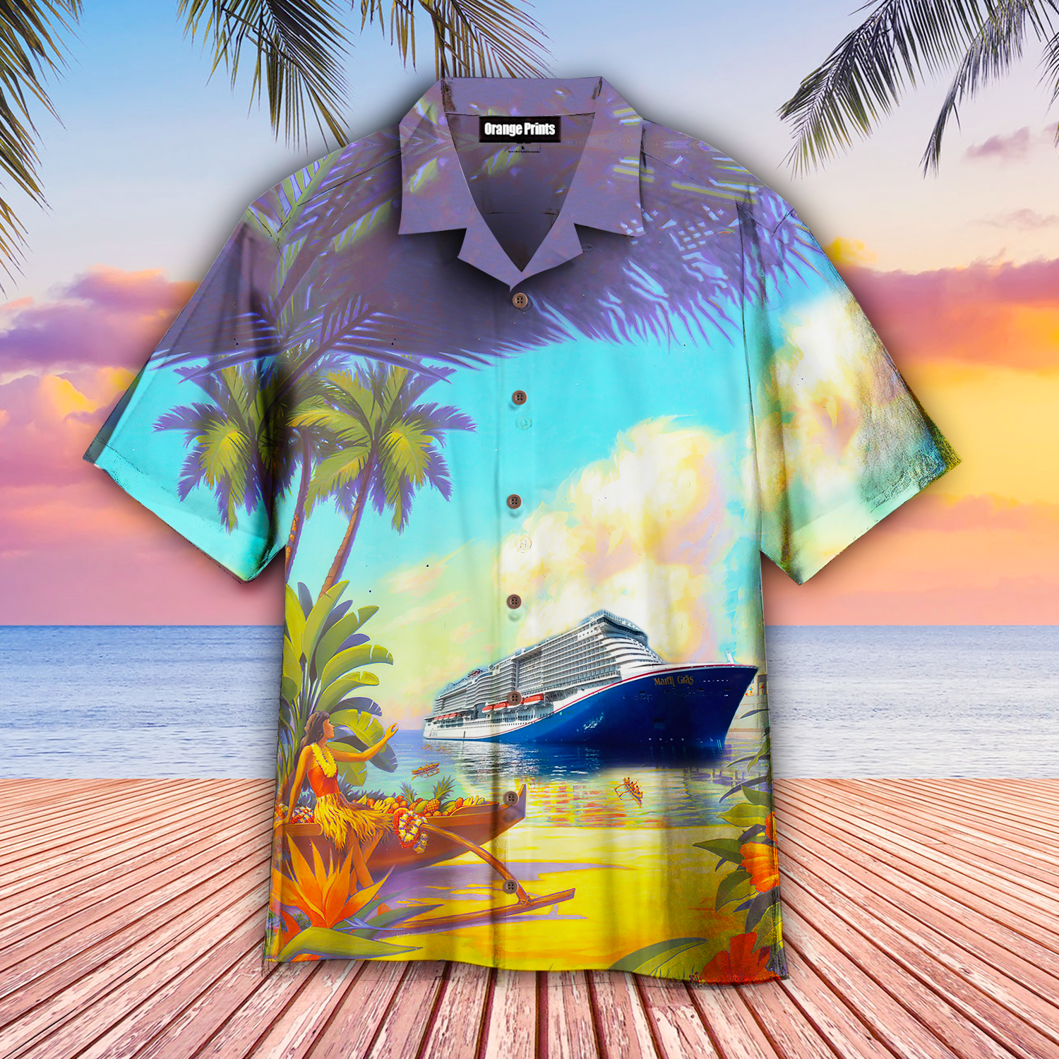 Cruises Ship Mardi Gras Hawaii Shirt For Men Women Adult Ha73695