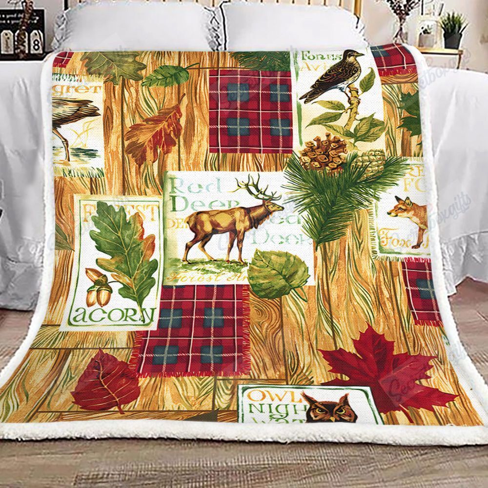 Vintage Animal Ni1210036Mt Fleece Blanket