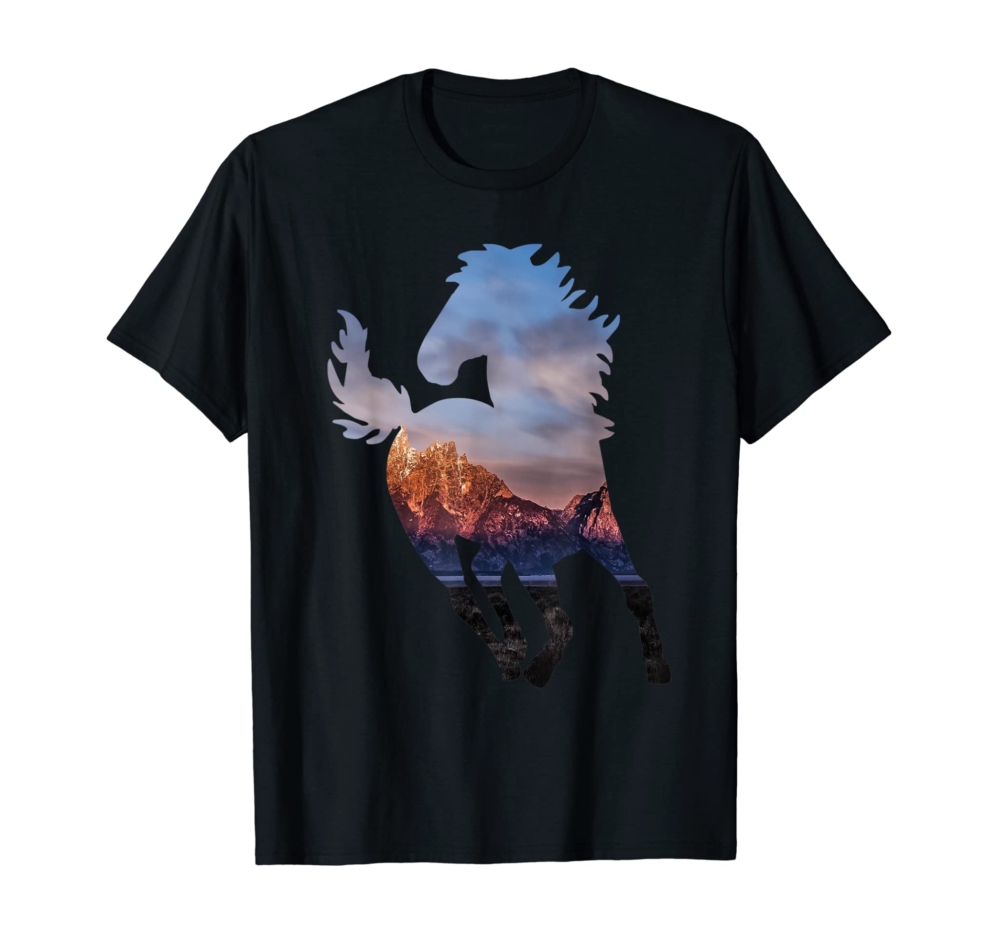 Wild Mustang Horse Shirt Western Horse Gift for Horse Lovers