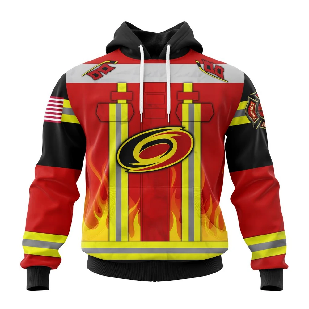 Hoodie Carolina Hurricanes Honnor Firefighter Uniform V0622 Qtnhl080524A3760Hd