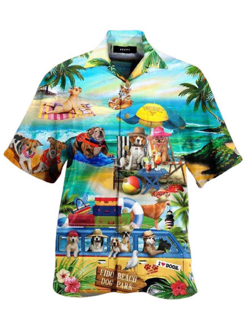 Dog Multicolor Amazing Design Hawaii Shirt Ha18300