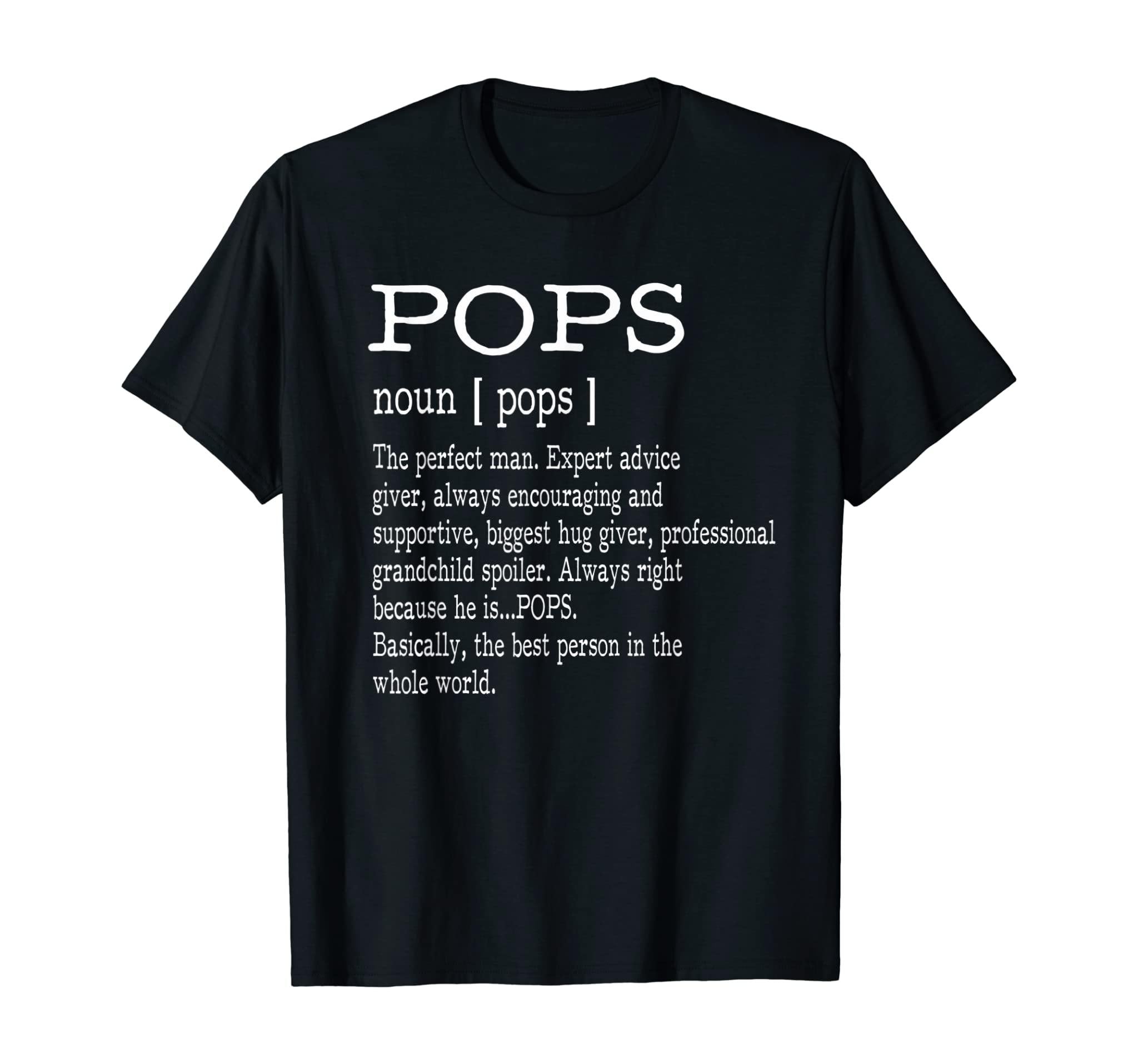 Pops Definition Grandpa Father’S Day Gifts – Men T-Shirt