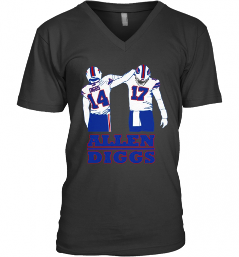 Allen And Diggs Buffalo Bills 2021 V-Neck T-Shirt