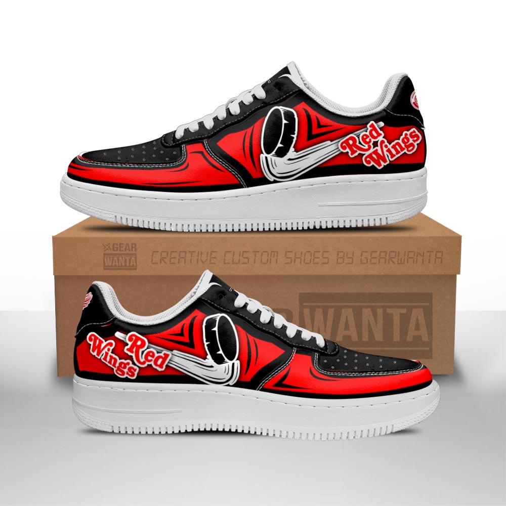 Detroit Red Wings Air Shoes Custom Naf Sneakers For Fans