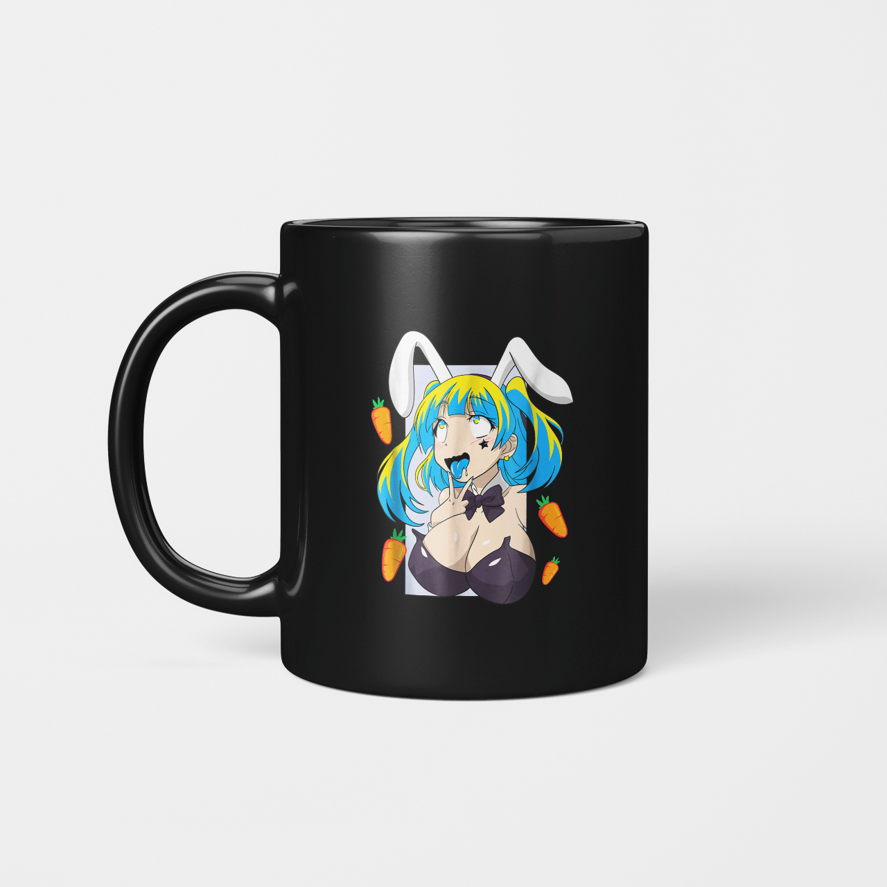 Ahegao shirt anime mug face rabbit cosplay lewd tees7