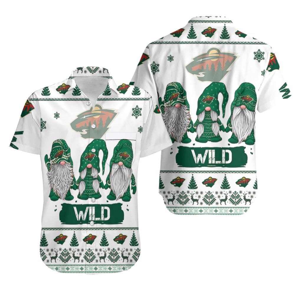 Christmas Gnomes Minnesota Wild Ugly Sweatshirt Hawaii Shirt Ha71298