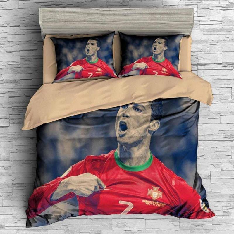 3D Customize Cristiano Ronaldo Bedding Set Duvet Cover Set Bedroom Set Bedlinen 1