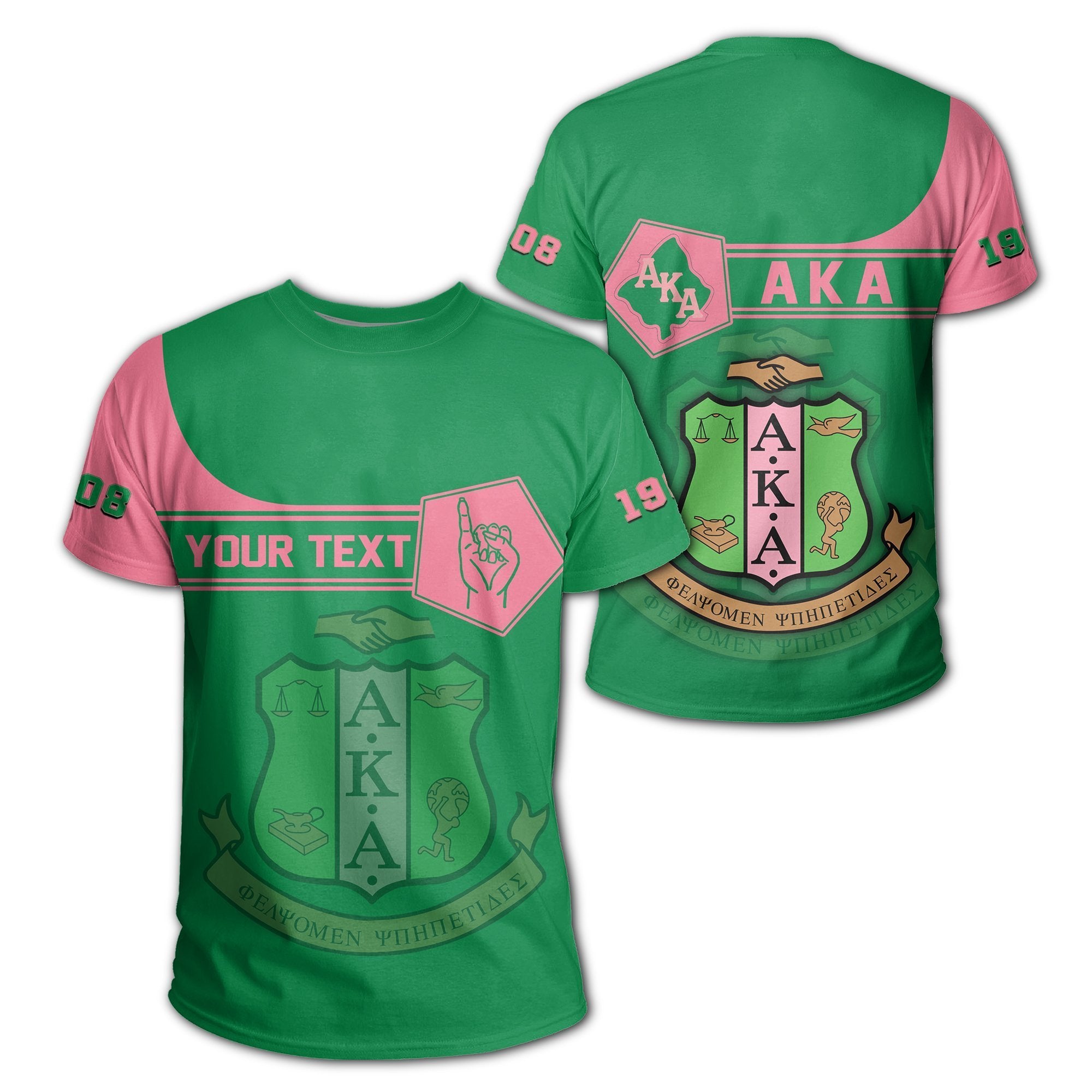 Greek Life T-Shirt – Personalised Alpha Kappa Alpha Bagslobby T-Shirt – Simple Style