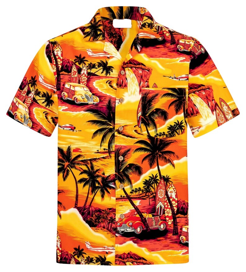 Hawaii Shirt Golden Summer For Men Bearch Ha108481