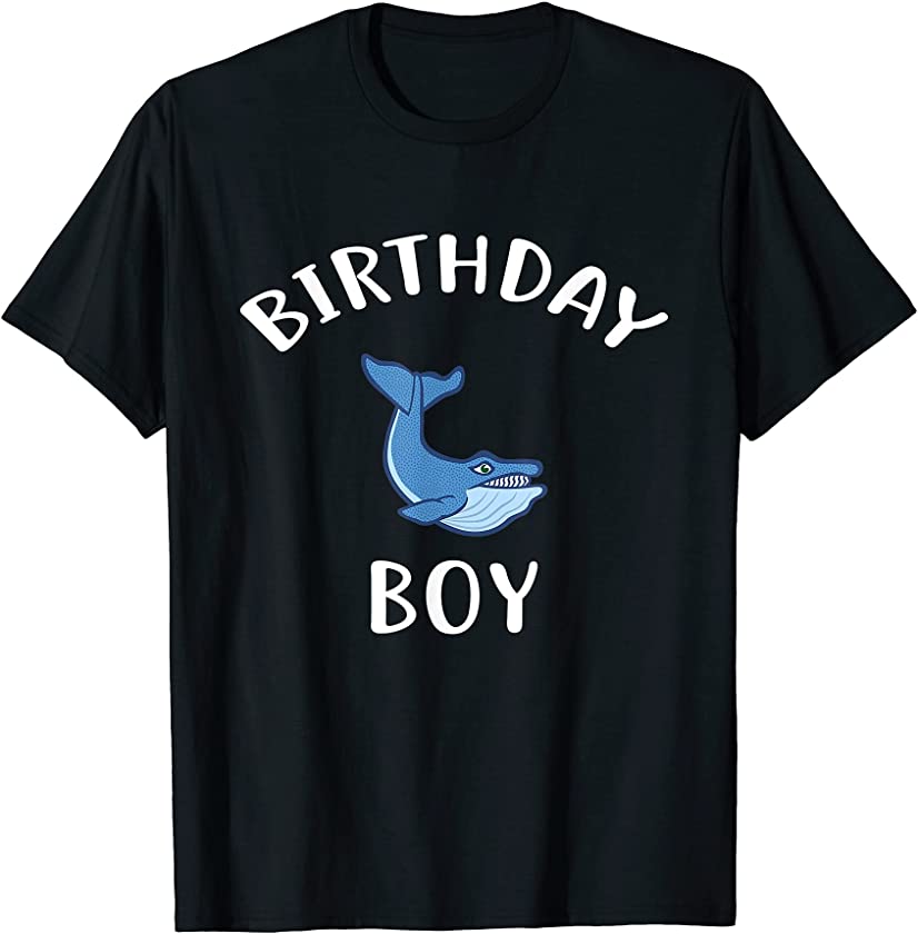 Birthday Boy WHALE T-Shirt Cute WHALE Shirt for Birthday T-Shirt