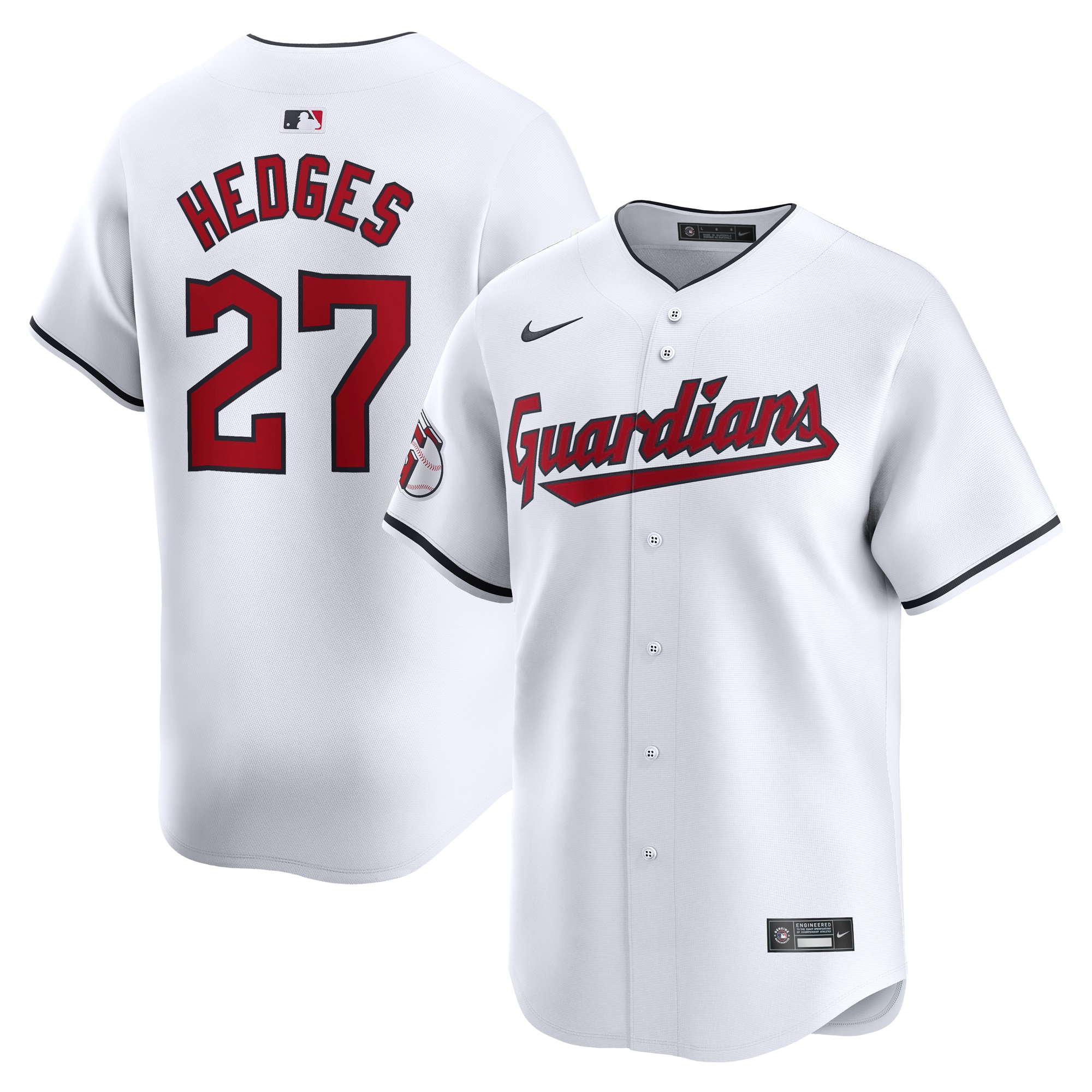 Austin Hedges Cleveland Guardians Home Limited Player Jersey – White