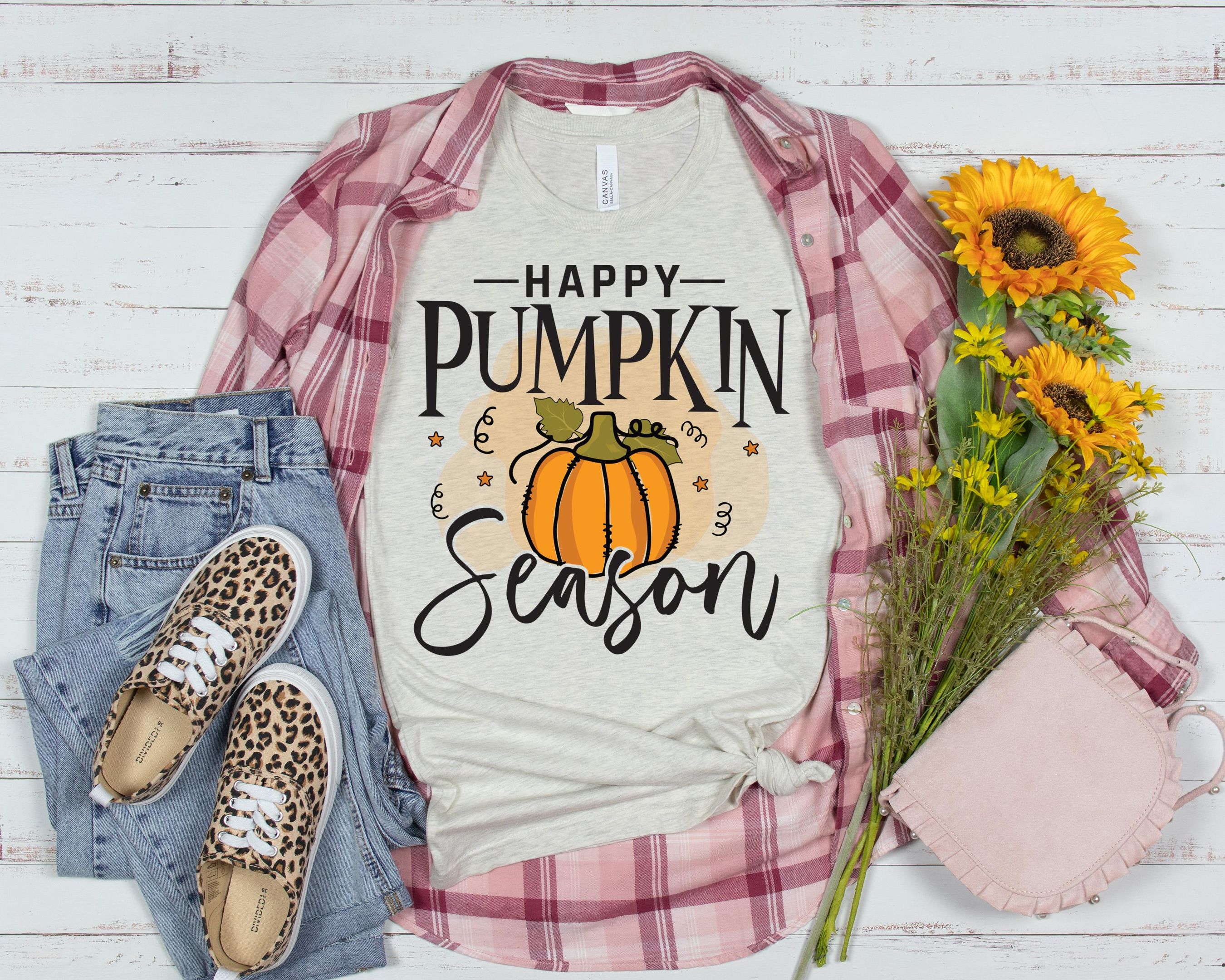 Happy Pumpkin Season Shirt, Fall Season Shirt, Autumn Shirt, Happy Mid Shirt, For Autumn Shirt, Pumpkin Season Shirt