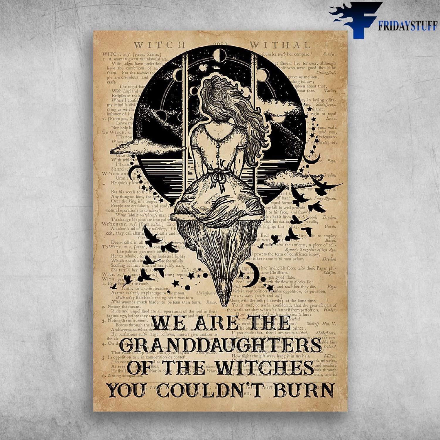 We Are The Granddaughters Of The Witches You Couldnt Burn Canvas Christmas Gift Ideas