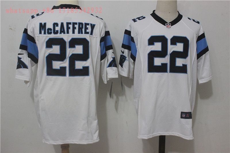 Carolina Panthers Christian Mccaffrey #22 NFL 2020 White Jersey Jersey