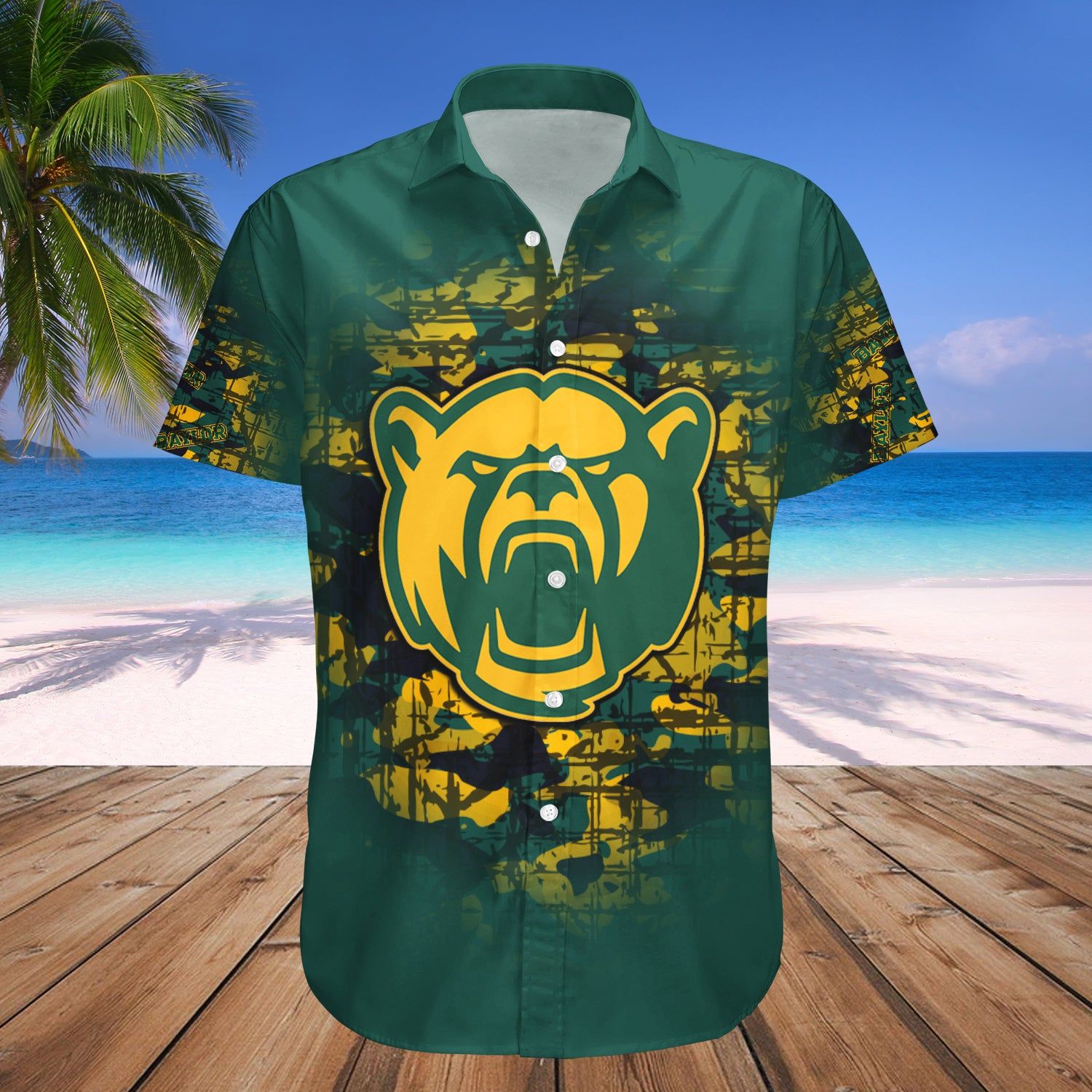 Baylor Bears Hawaii Shirt Camouflage Vintage – NCCA