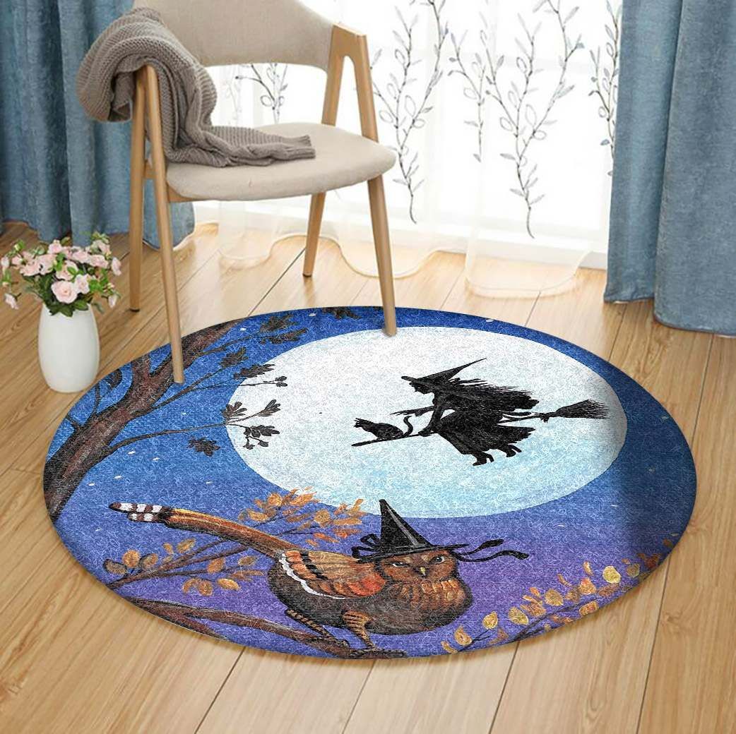 Halloween Forest GE2954 Round Rug  CYSI2907