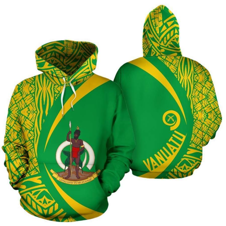 Vanuatu Polynesian Hoodie – Circle Style 05 – J4