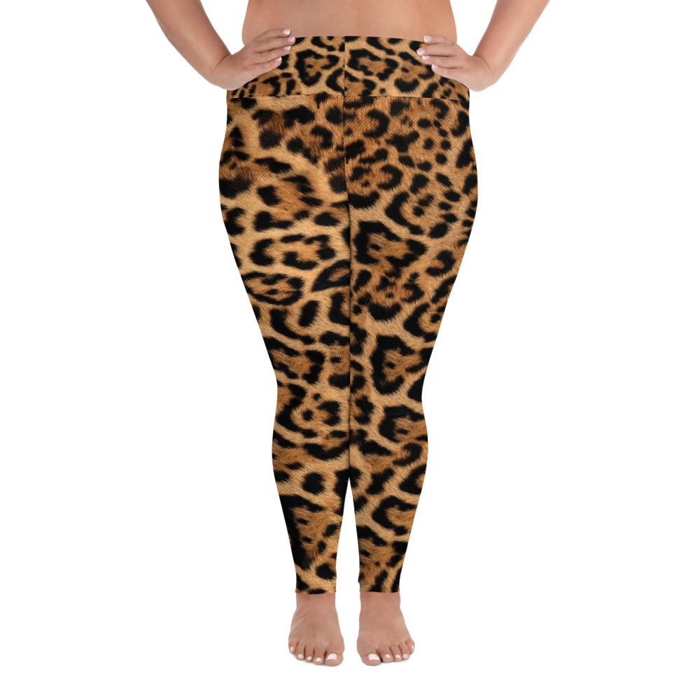 Leopard Skin Plus Size Leggings