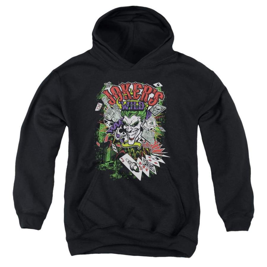 Batman – Jokers Wild Youth Pull Over Hoodie