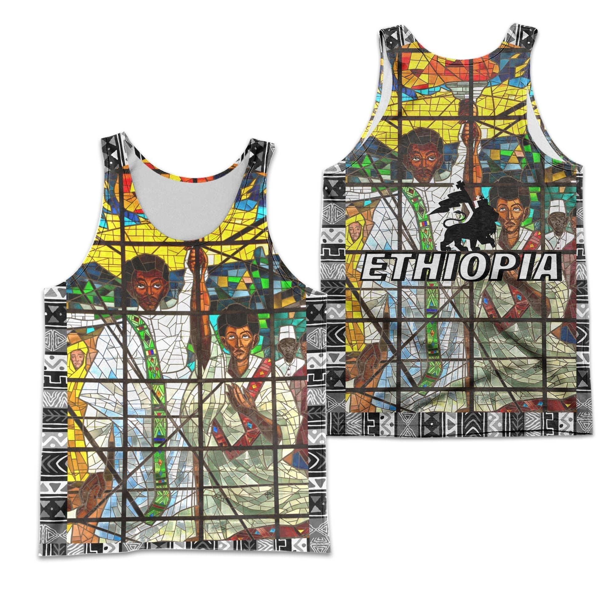 African Ethiopia Orthodox Men’S Tank Top – The Total Liberation Of Africa Lt20