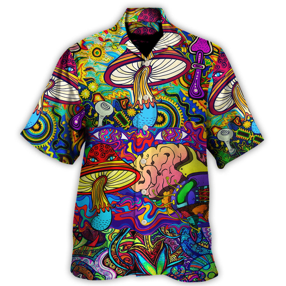 Hippie Mushroom Colorful Lover Hawaii Shirt Ha25920