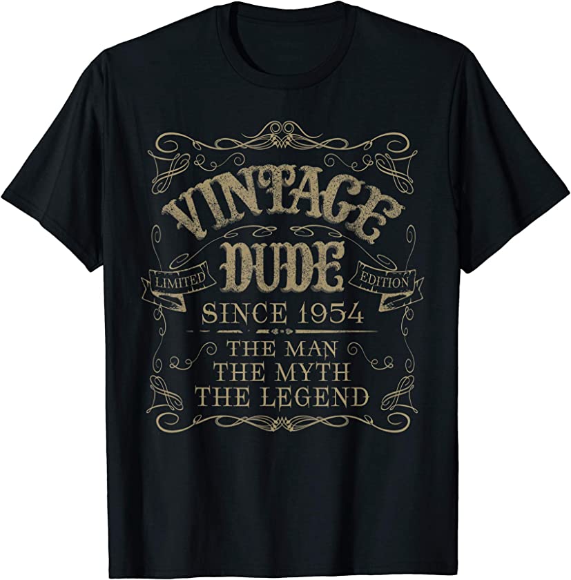 67th Birthday gift Vintage 1954 Aged 67 years old present T-Shirt