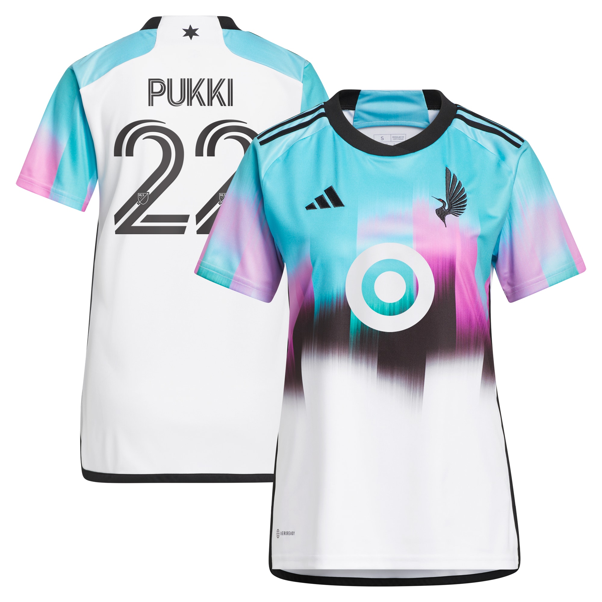 Teemu Pukki Minnesota United FC Women's 2024 The Northern Lights Kit Replica Player Jersey – White