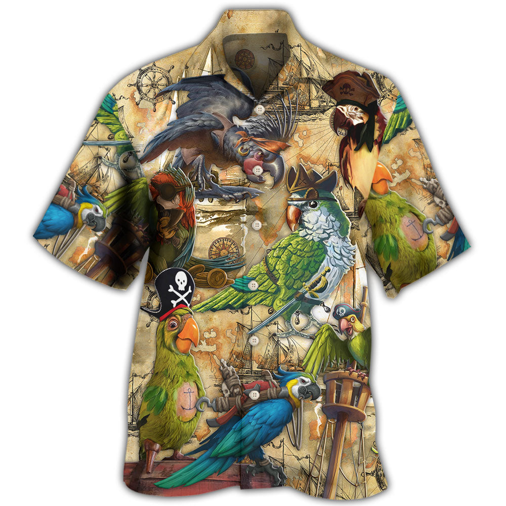 Parrot Pirates Life Vintage Hawaii Shirt Ha38125